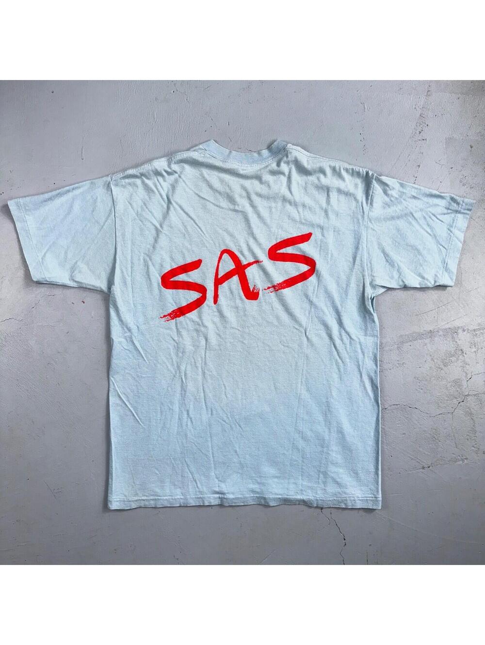 SAS Student Assisting Students 80s Belton VTG T Shirt College University USA